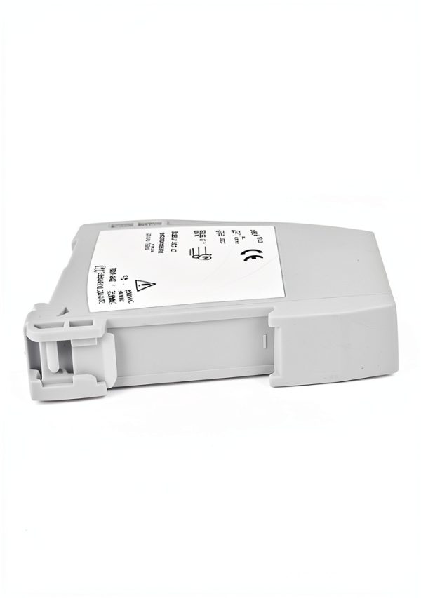 3 Phase Monitoring Relay, DPA51CM44, Automatic, White, Silver Contact, 5A, Din Rail Mount, 208-480VAC-8