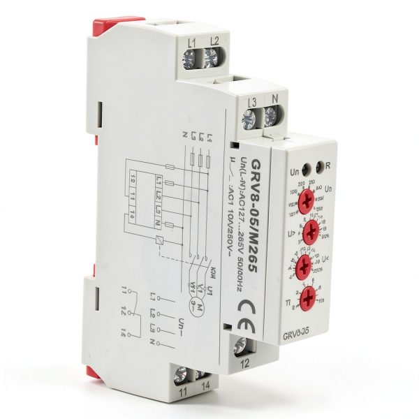 GRV8-05 Voltage Relay YWBLWH Monitoring with 8 Adjustable Voltages-1
