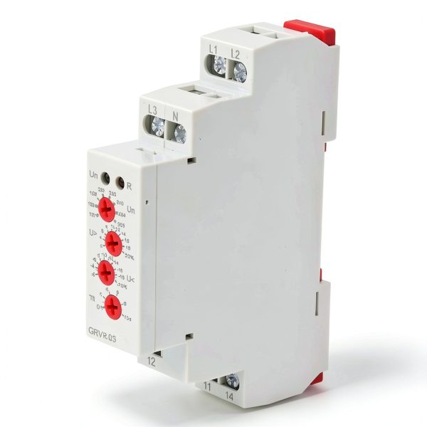 GRV8-05 Voltage Relay YWBLWH Monitoring with 8 Adjustable Voltages-6