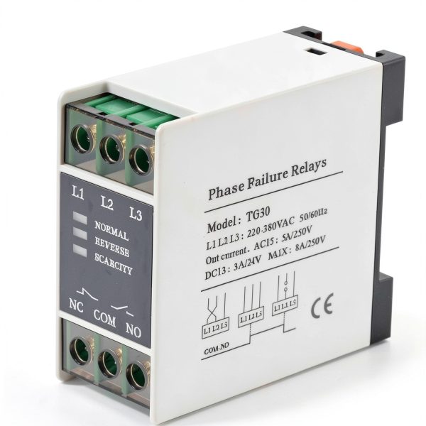 TG30 3-Phase Phase Sequence Relay Kadimendium Power Monitor for Motors-4