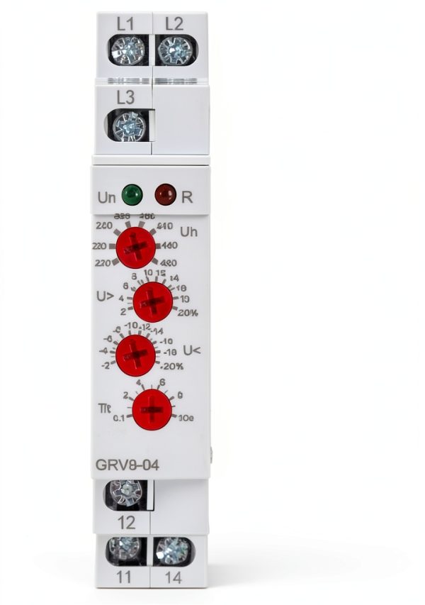 Voltage Relay YWBL WH GRV8-04 M460 3 Phase Monitoring LED-4
