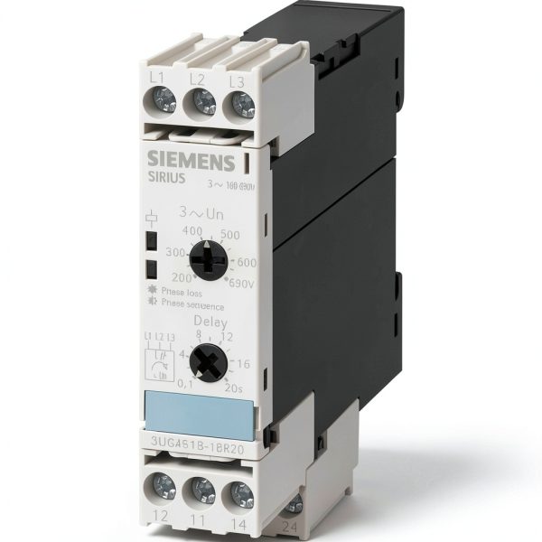 Monitoring Relay Siemens Three Phase 22.5mm Width Screw Terminal 2 CO-0