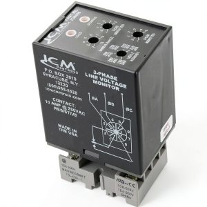 ICM 9801223 3-Phase Monitor Controls 408 Adjustable 190-480 VAC-0