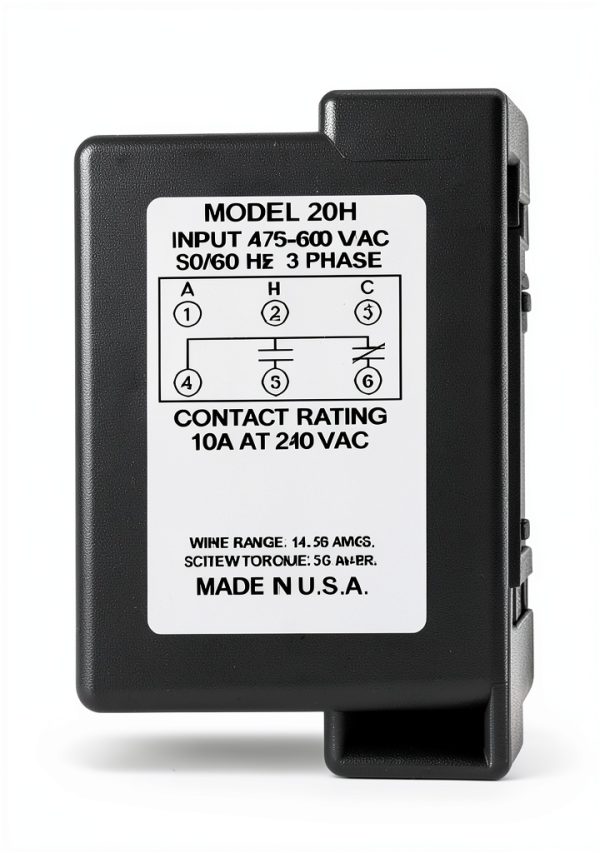 Time Mark 20 Series 3-Phase Monitor UL-Listed Relay with LED Status-3