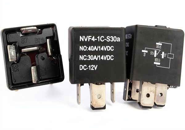 1 Pcs NVF4-1C-S30a 12V 5-pin waterproof automotive relay HFV4 HFV15-0