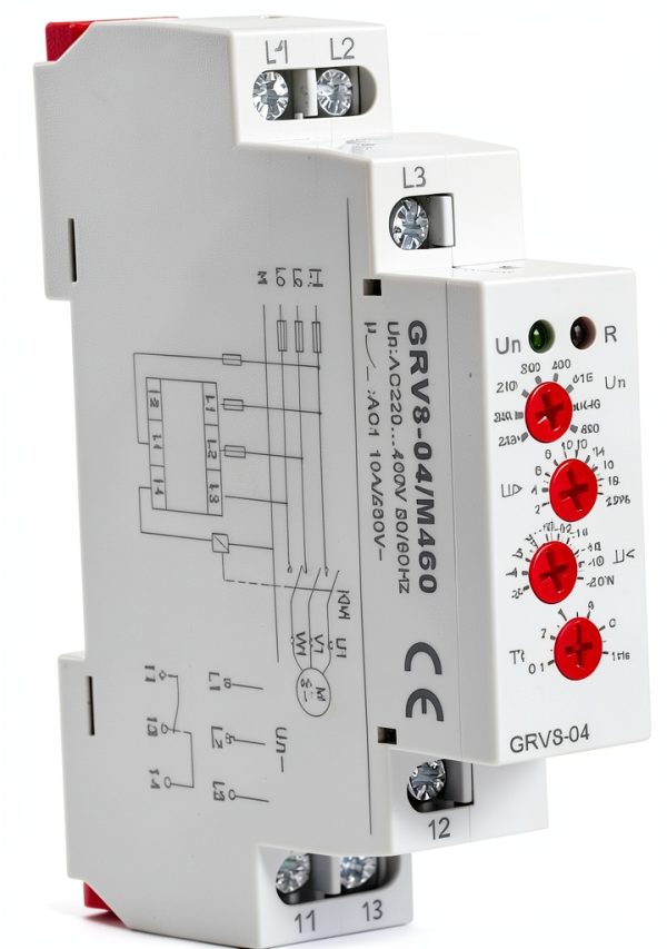 Voltage Relay YWBL WH GRV8-04 M460 3 Phase Monitoring LED-0