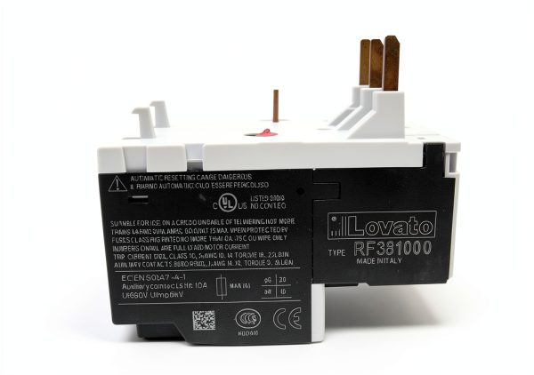 RF381000 Motor Protection Relay Lovato Manual Auto Reset BF09 BF38-2