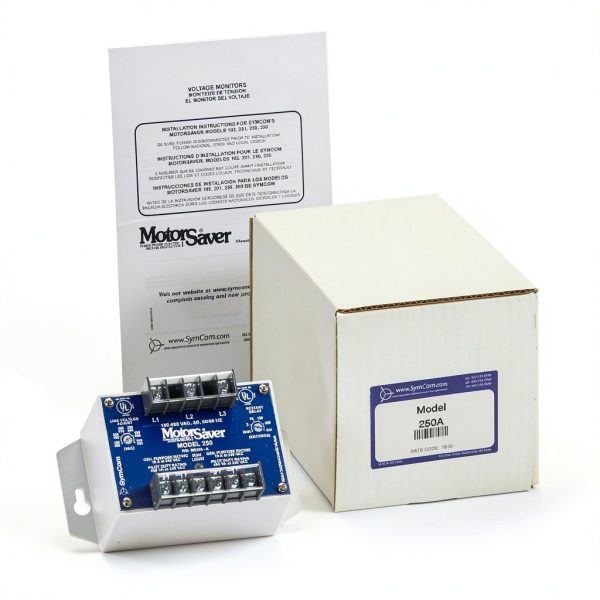 MotorSaver 3-Phase Voltage Monitor 250A 190-480V DPDT Relay by URI-3