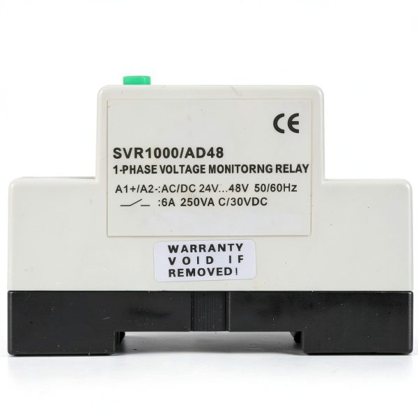 Single Phase Over/Under Voltage Relay SVR1000 35mm Rail Walfront-3