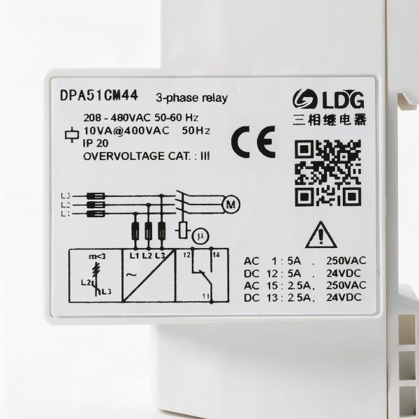 EVTSCAN DPA51CM44 3 Phase Relay Phase Protection-4