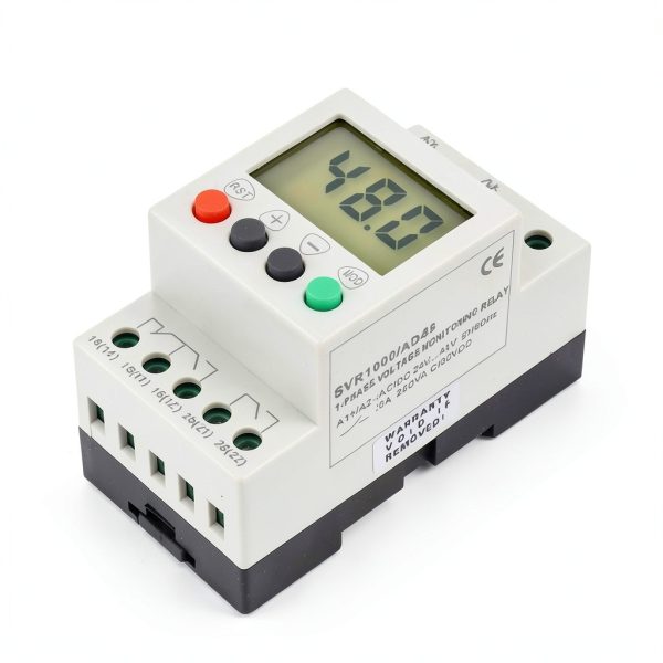 Walfront Overvoltage and Undervoltage Protector SVR1000 Relay 35mm-5