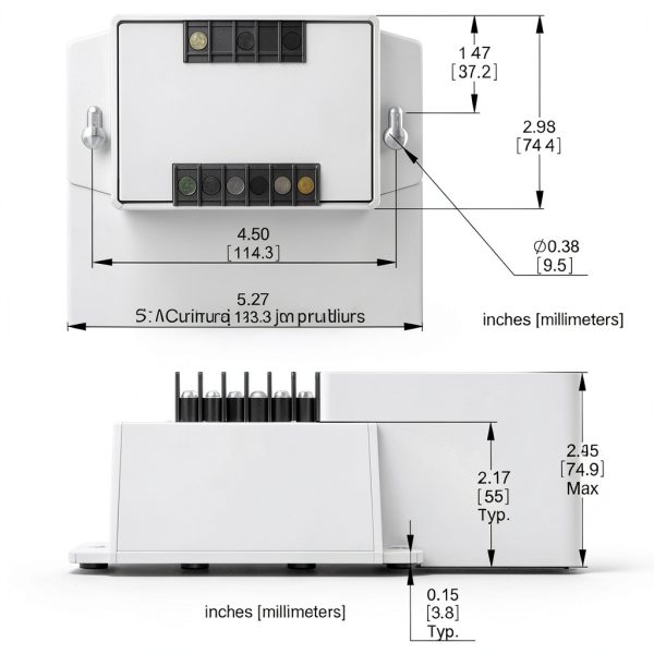 MotorSaver 3-Phase Voltage Monitor 250A 190-480V DPDT Relay by URI-1