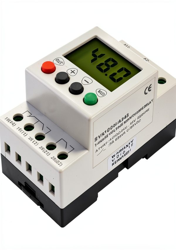 Walfront Overvoltage and Undervoltage Protector SVR1000 Relay 35mm-2