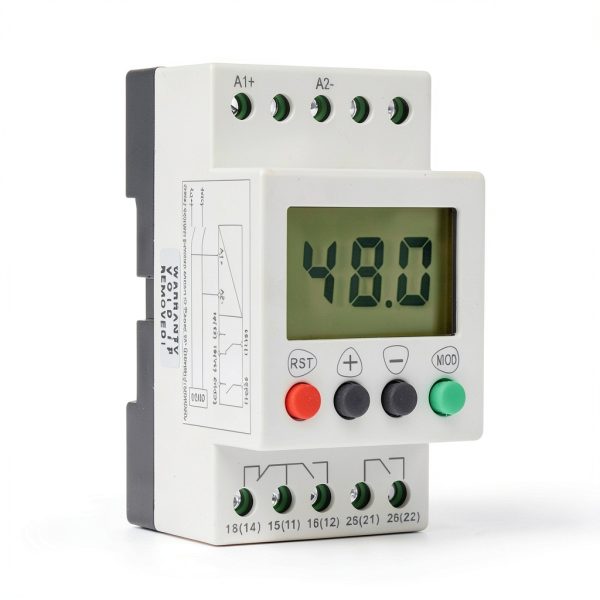 Walfront Overvoltage and Undervoltage Protector SVR1000 Relay 35mm-4