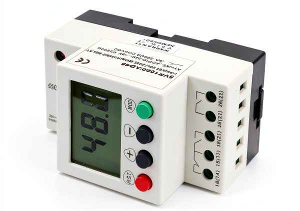 Walfront Overvoltage and Undervoltage Protector SVR1000 Relay 35mm-3