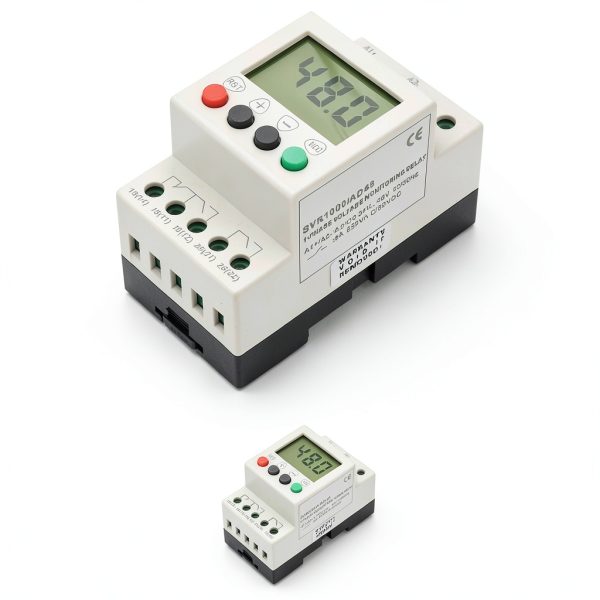 Single Phase Over/Under Voltage Relay SVR1000 35mm Rail Walfront-7