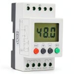 Single Phase Over/Under Voltage Relay SVR1000 35mm Rail Walfront-0