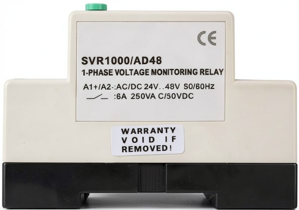 Walfront Overvoltage and Undervoltage Protector SVR1000 Relay 35mm-6